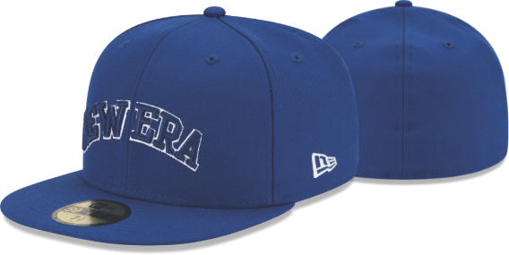 new era blue custom hat