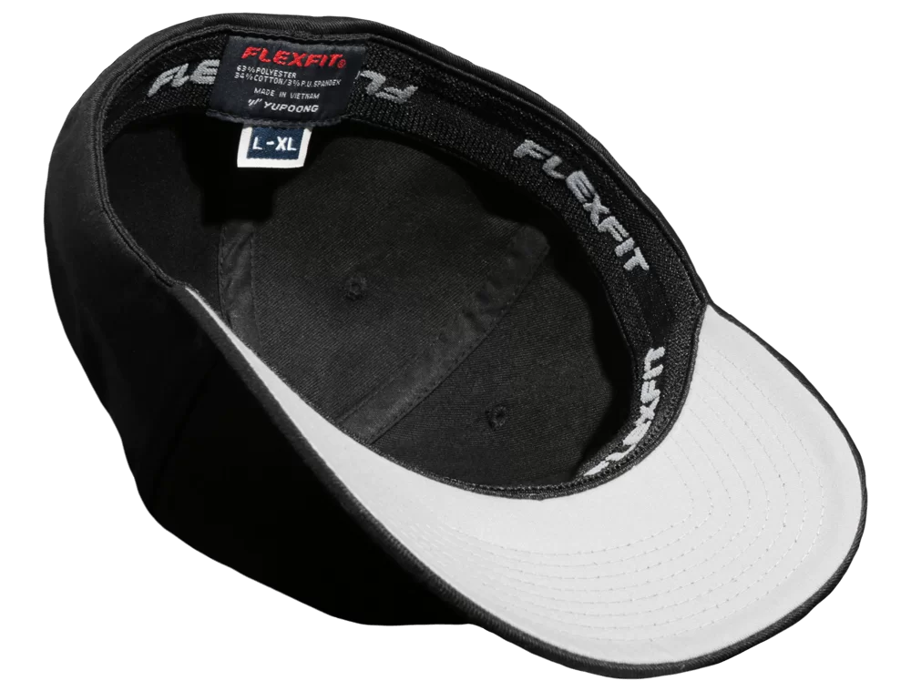flexfit logo inside hat