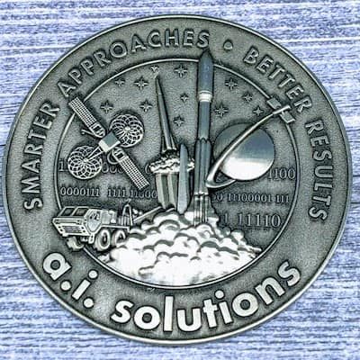 a.i. solutions custom silver coin