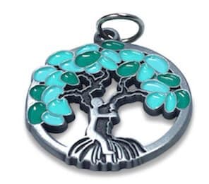 Soft enamel tree charm