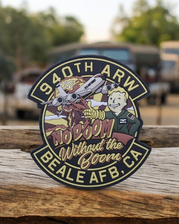 Military patch with custom features