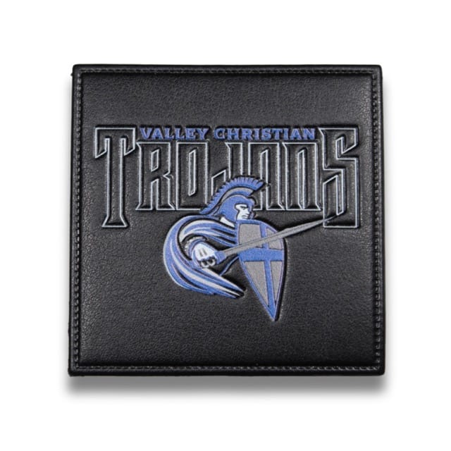 black and blue patch made custom