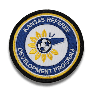 embroidered sports patch