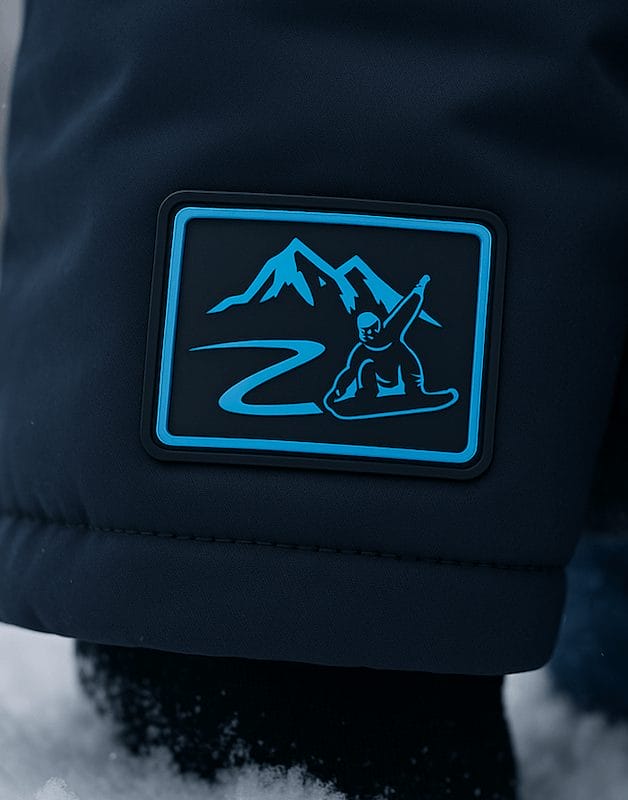 custom outdoor PVC rubber label