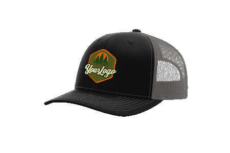 trucker hat with 3D PVC patch