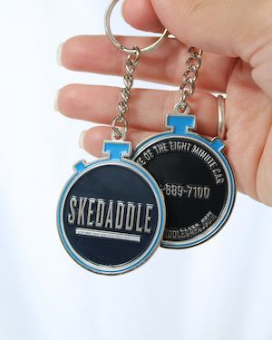 Two-Sided Metal Keychains
